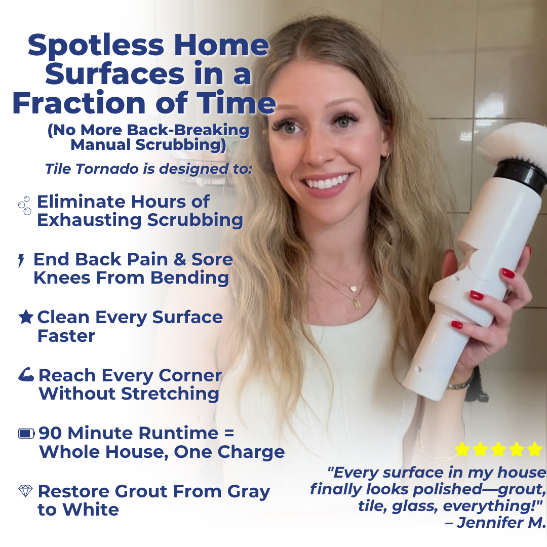 The 8-Head Power Scrubber That Cuts Your Cleaning Time by 73% (And Saves Your Back)