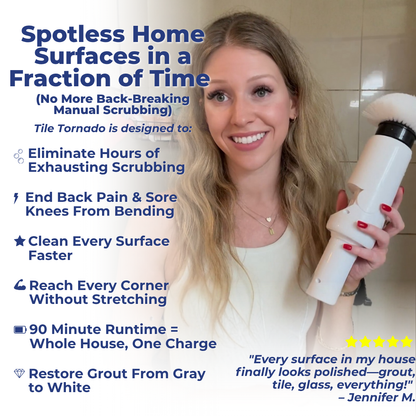 The 8-Head Power Scrubber That Cuts Your Cleaning Time by 73% (And Saves Your Back)